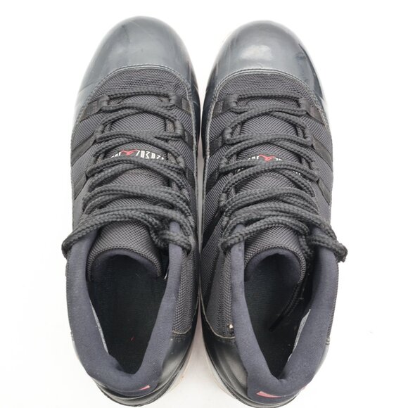 Nike Air Jordan 11 XI Men's Size 10.5 Retro Football Cleat Bred 2018 AO1561-010 - Picture 8 of 15